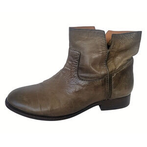 Frye Melissa Slouch Women Brown Bootie size 9B